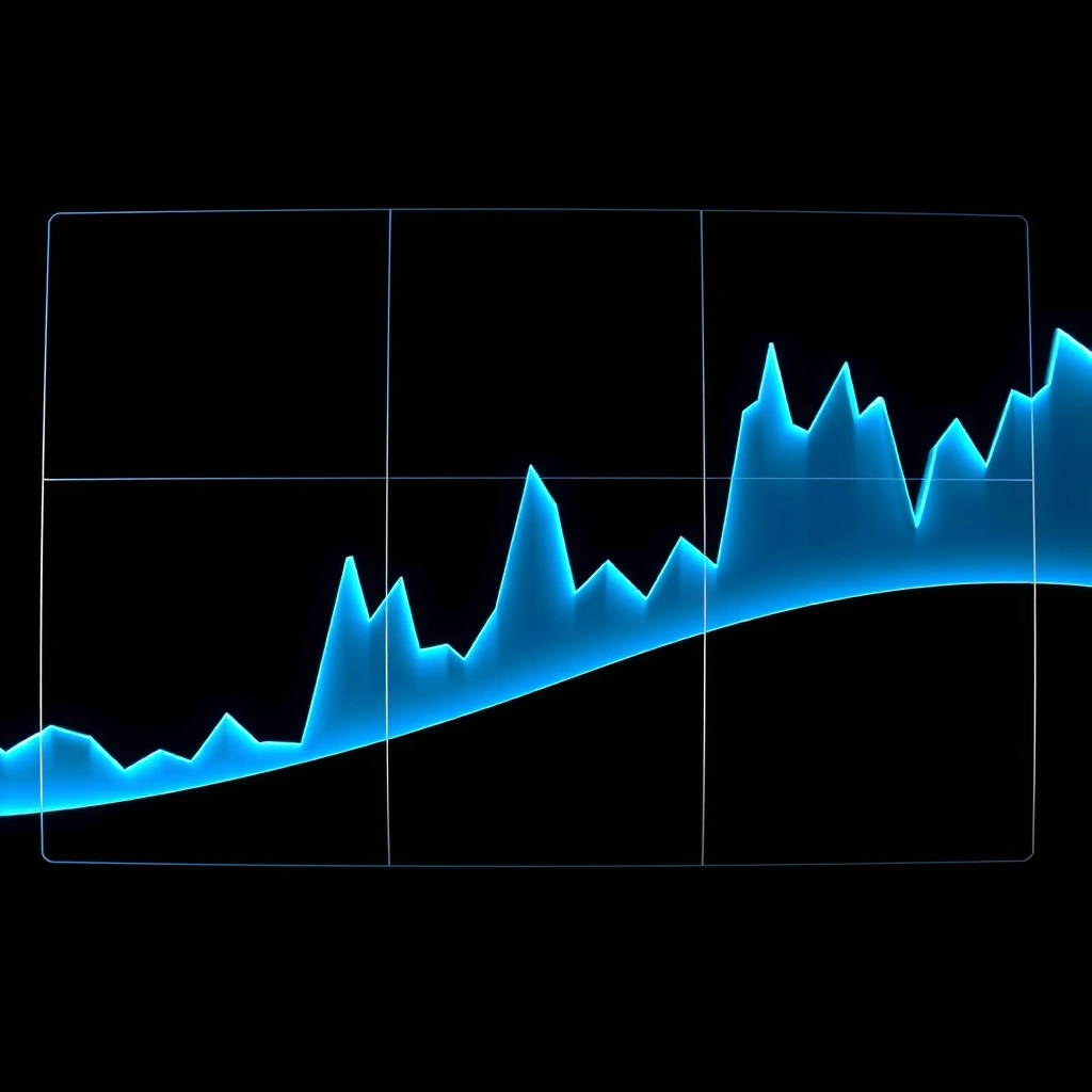 Fractal market chart visualization